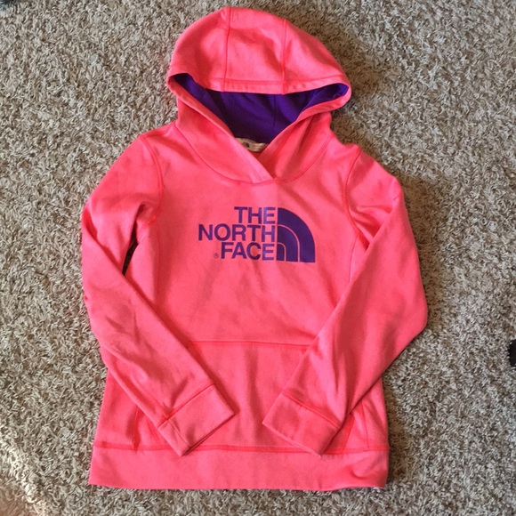 North Face pink and purple hoodie - Picture 1 of 2